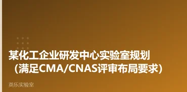 化工与材料｜某化工企业研发中心实验室规划案例